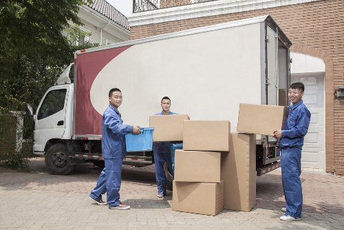 Long-term storage unit in Noakhill with organized boxes and furniture
