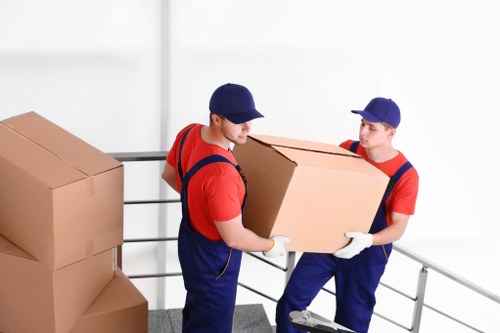 Mobile self storage container delivered to a Noakhill property