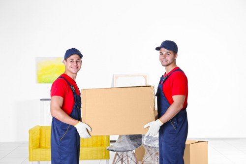 Noakhill Storage staff sorting recyclable packaging materials
