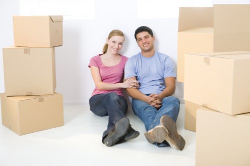 Local movers transporting belongings during a Noakhill apartment move